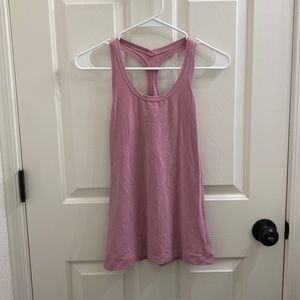 Lululemon Pink Cool Racerback Short Tank Top Nulu Size S